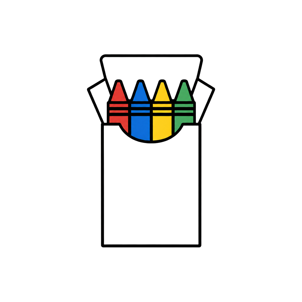 A crayon box — analogy for Exchange Traded Funds (ETFs)