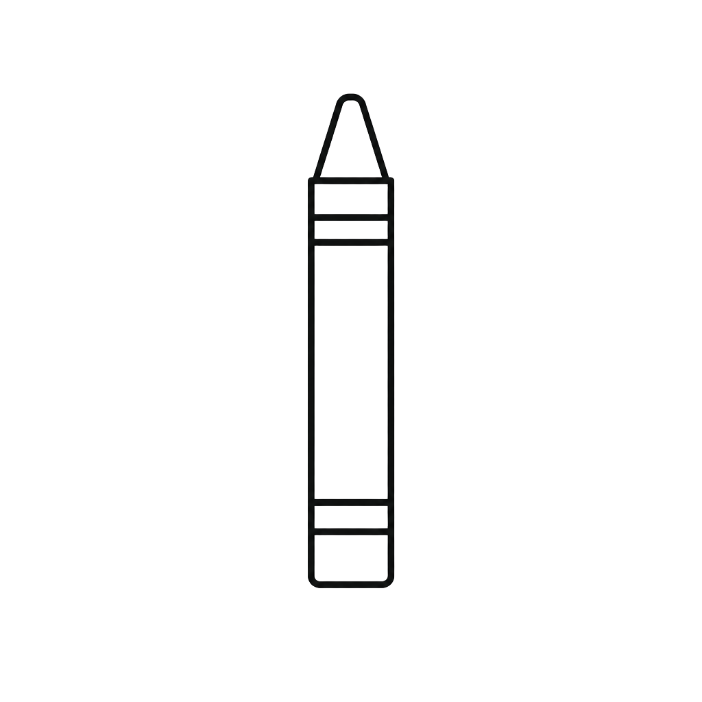 A single crayon — analogy for Stocks